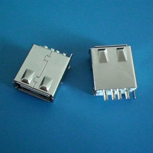 USB 母座 A型 焊线 加护套