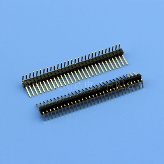 排针 1.27MM 单排 90度