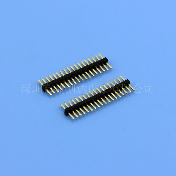 排针 1.27MM 单排 180度