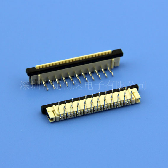 FPC 1.0MM DIP 90度 带锁